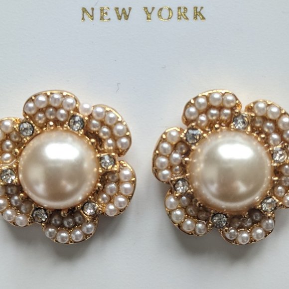 Kate Spade Park Floral Stud Earrings - Picture 2 of 3
